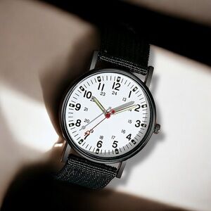 Classic Black and White Women's Watch